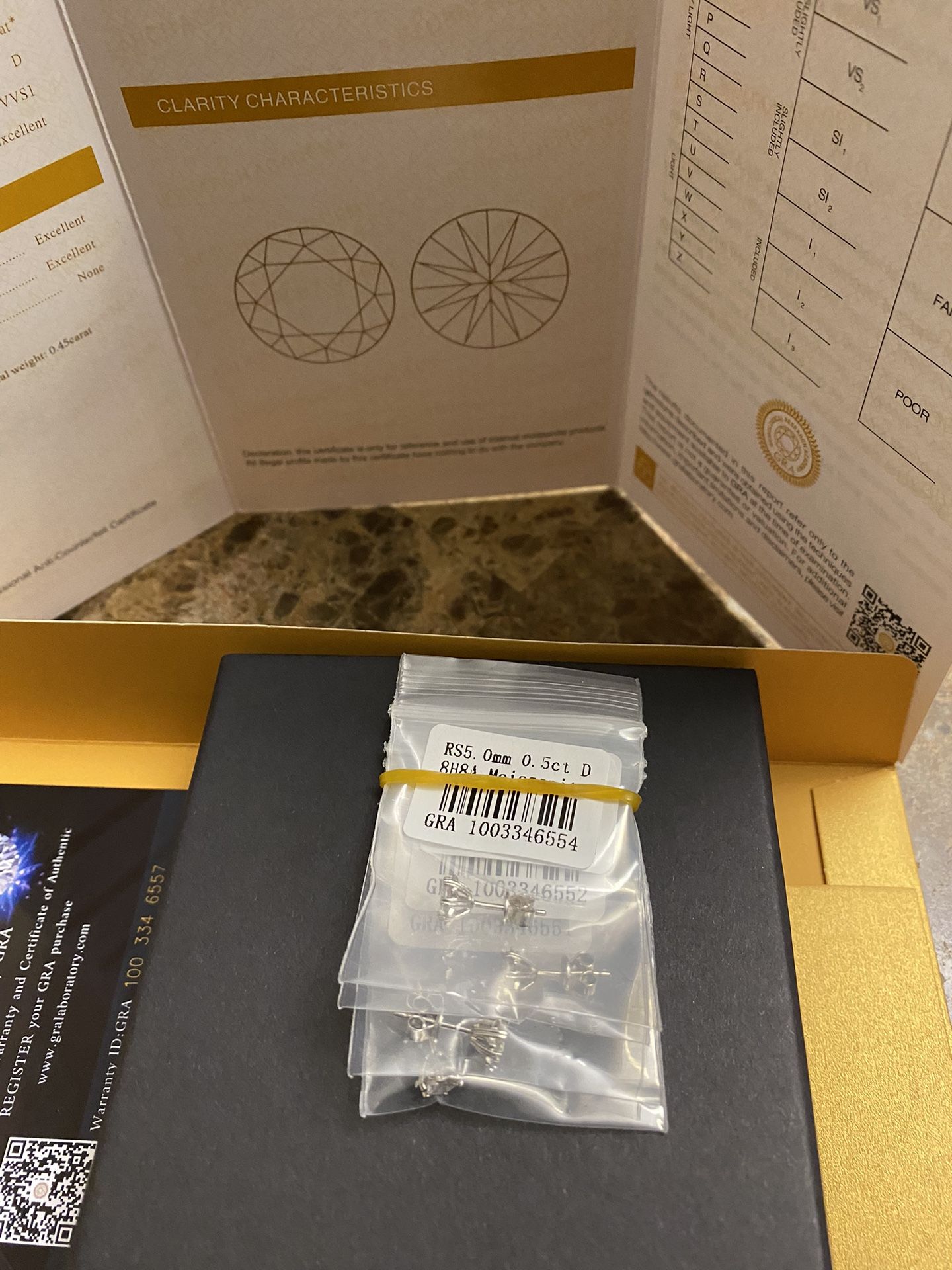 Moissanite Earrings (passes diamond Taster)