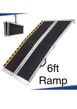 RAMP long 6 Feet x 29 inches, aluminum metal holds 800 pounds.