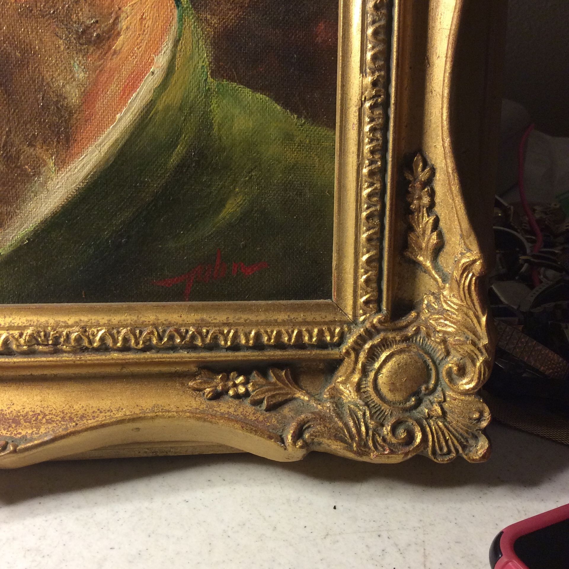 Old Picture Oil Collectible