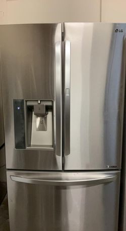 LG 3 Door Stainless Steel Fridge
