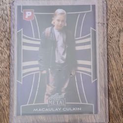 2025 Macaulay Culkin Leaf Metal 1/1 Pre-Production PROOF Collector Card Mint