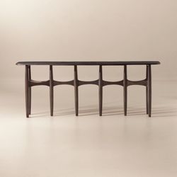 Bixby 80in Bronze Cast Aluminum Console Table