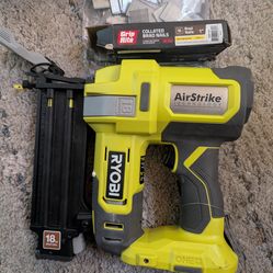 ONE+ 18V 18-Gauge Cordless AirStrike Brad Nailer (Tool Only) 1" Collated Brad Nails Included