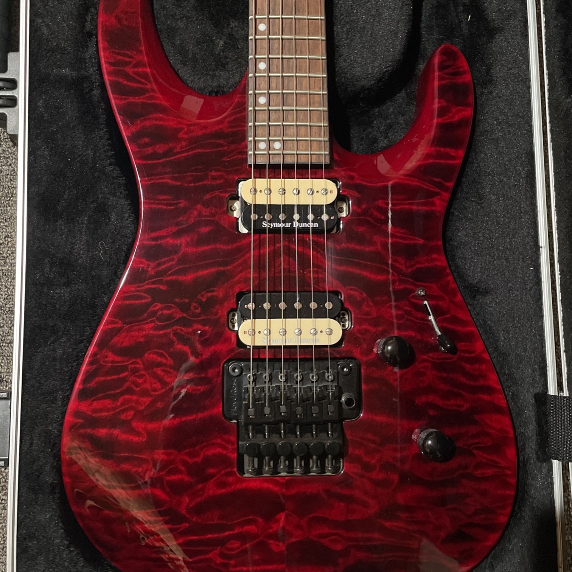 Jackson DK2Q Pro Dinky Guitar Flame Top