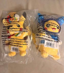 Pokémon Worlds 2026 Exclusive - Pikachu Plush Lot of 2