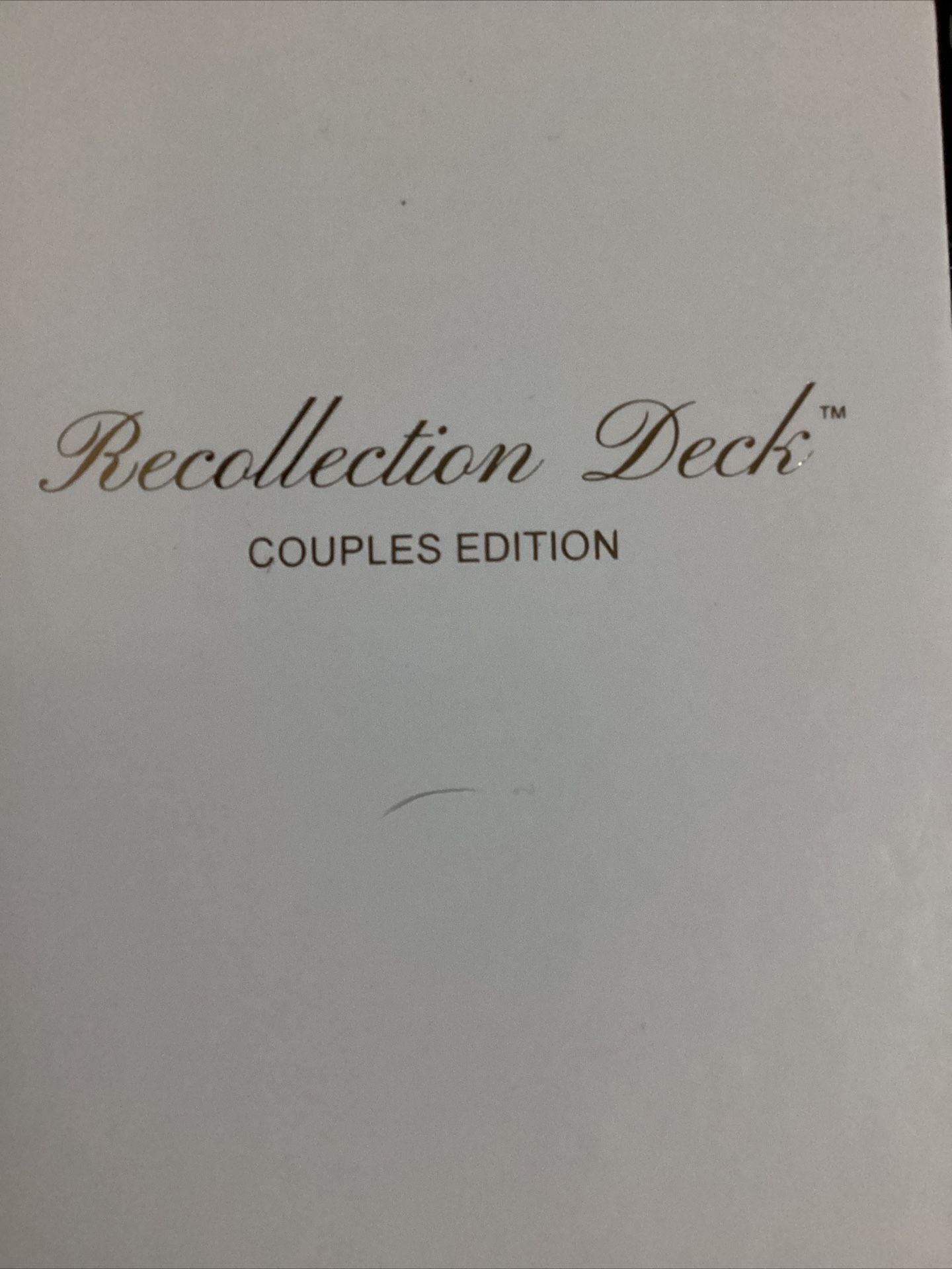 Recollection Deck COUPLES EDITION