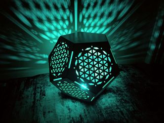 Side Table / Coffee Table with built-in LED night light