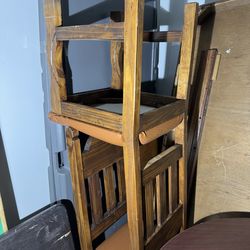 3 Wood Dining Chairs