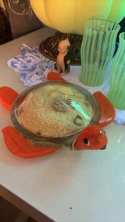 Art Glass Sea Turtle $25/each/ 3 Colors /never Open Box 