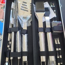 BBQ Tool Set Stainless Steel