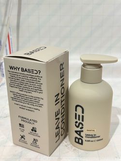 BASED Leave In Conditioner 6.8oz Hydrating Frizz Control Curly Hair Men Hair Care