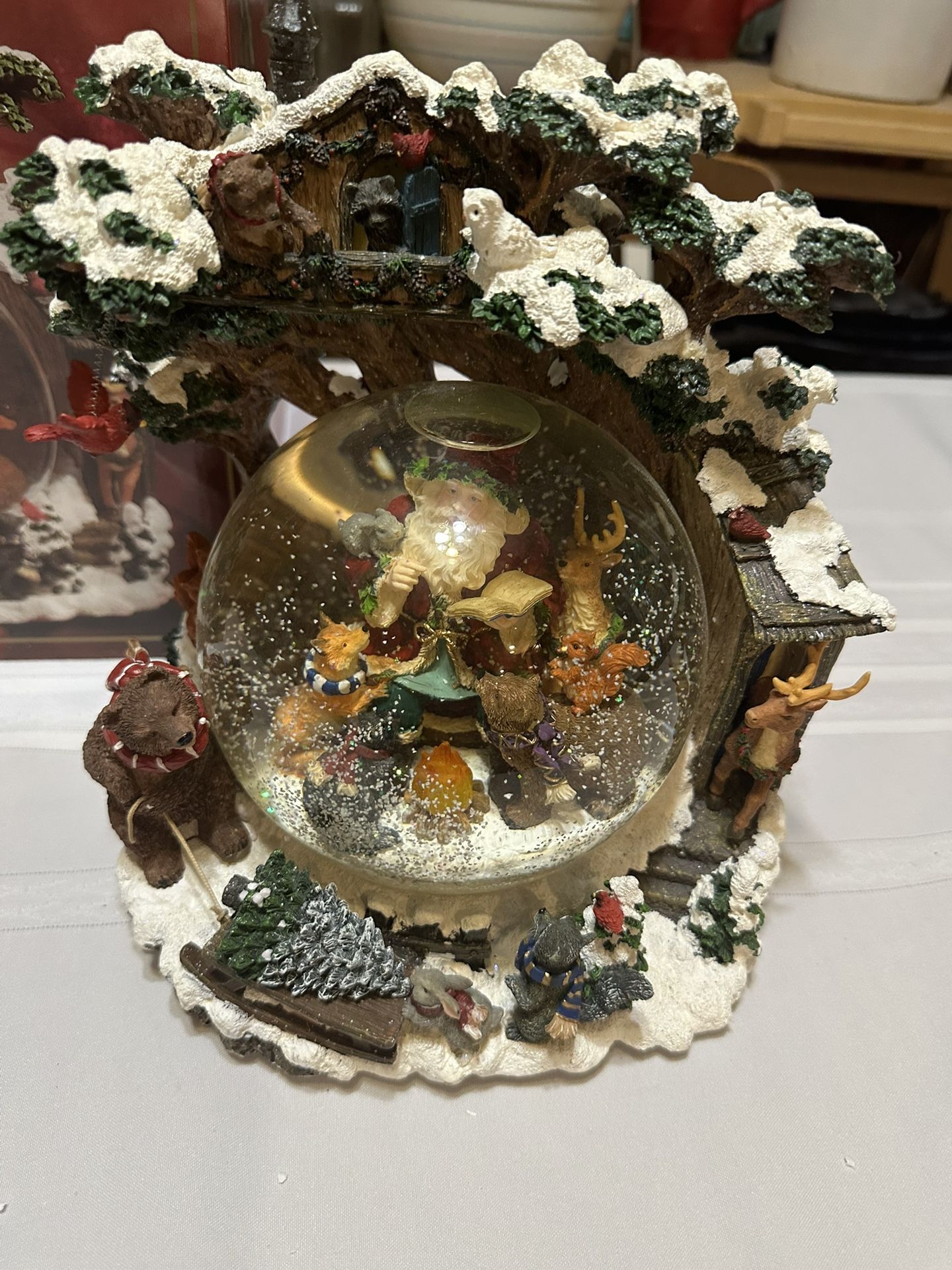 Large Kirkland Christmas Musical Snow Globe