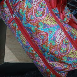 Vera Bradly Rolling Duffle Bag