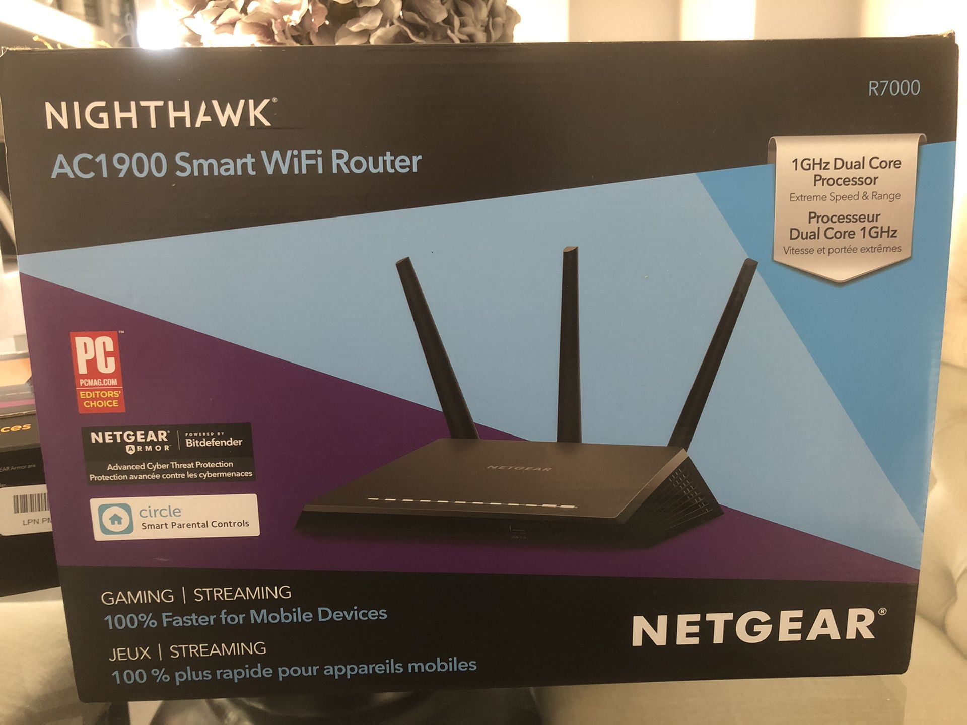 Netgear AC1900 smart WiFi router