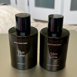 2 Each & Every This Love & After Glow Natural Fragrance Body Mist 
