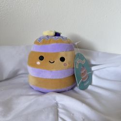 Squishmallows Paden 5 inch Blueberry Pancakes Purple and Tan Plush Toy