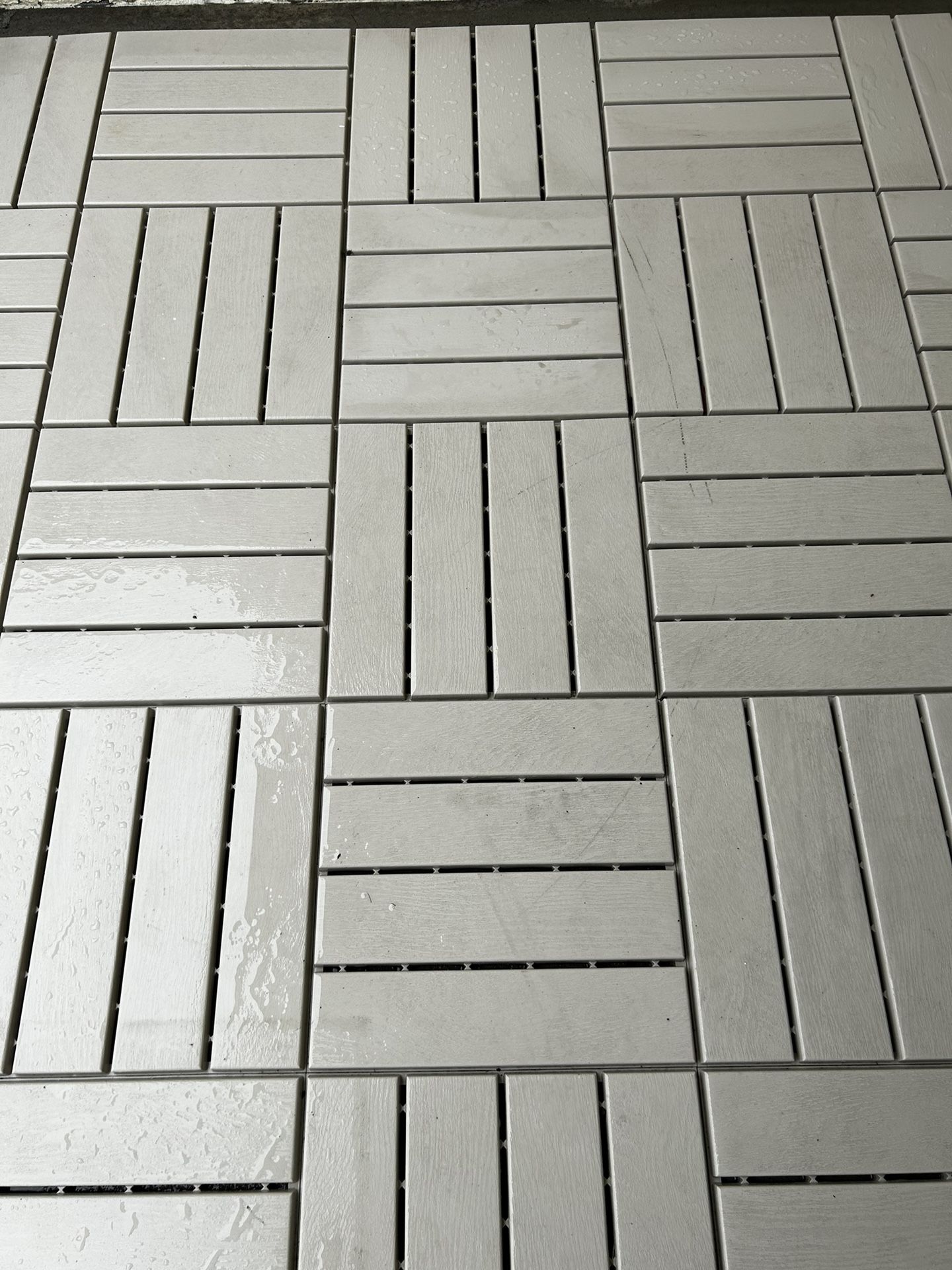IKEA Outdoor Deck Tiles Beige (Read Description.) Plastic Material