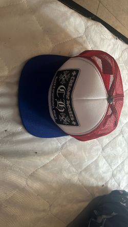 Red And Blue Chrome Hat