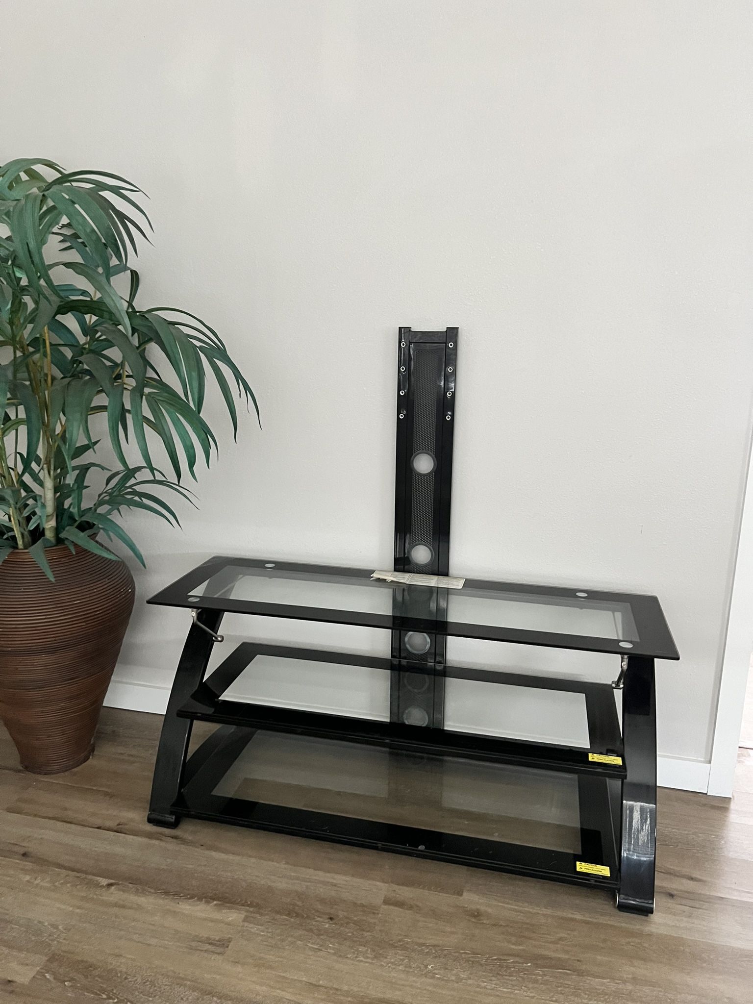 Tv Stand And Glass Desk