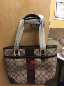 Rare Coach signature handbag