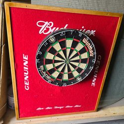 Vintage Budweiser Dartboard Sign with Winmau Blade 4 Board
​Price: $150