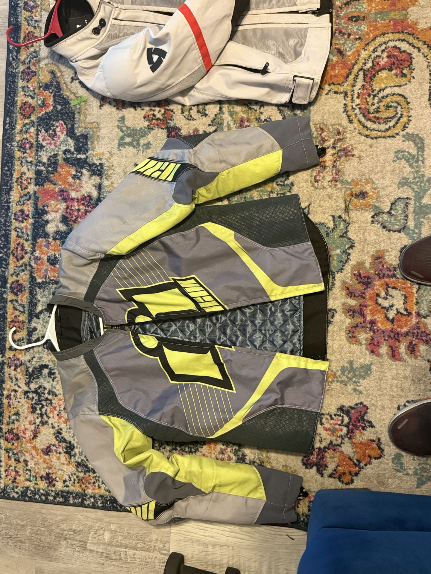 2 Motorcycle Jackets + Padded Vest