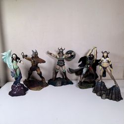Frank Frazetta Master Artist Series Lot of 5 Statues