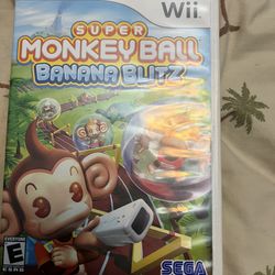Nintendo.     Wii. Super Monkey Ball Banana Blitz!!!!