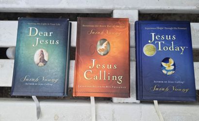 Jesus Calling books, $5 each, tap twice to see full pic