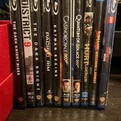 Blu Ray DVDs $8 Each
