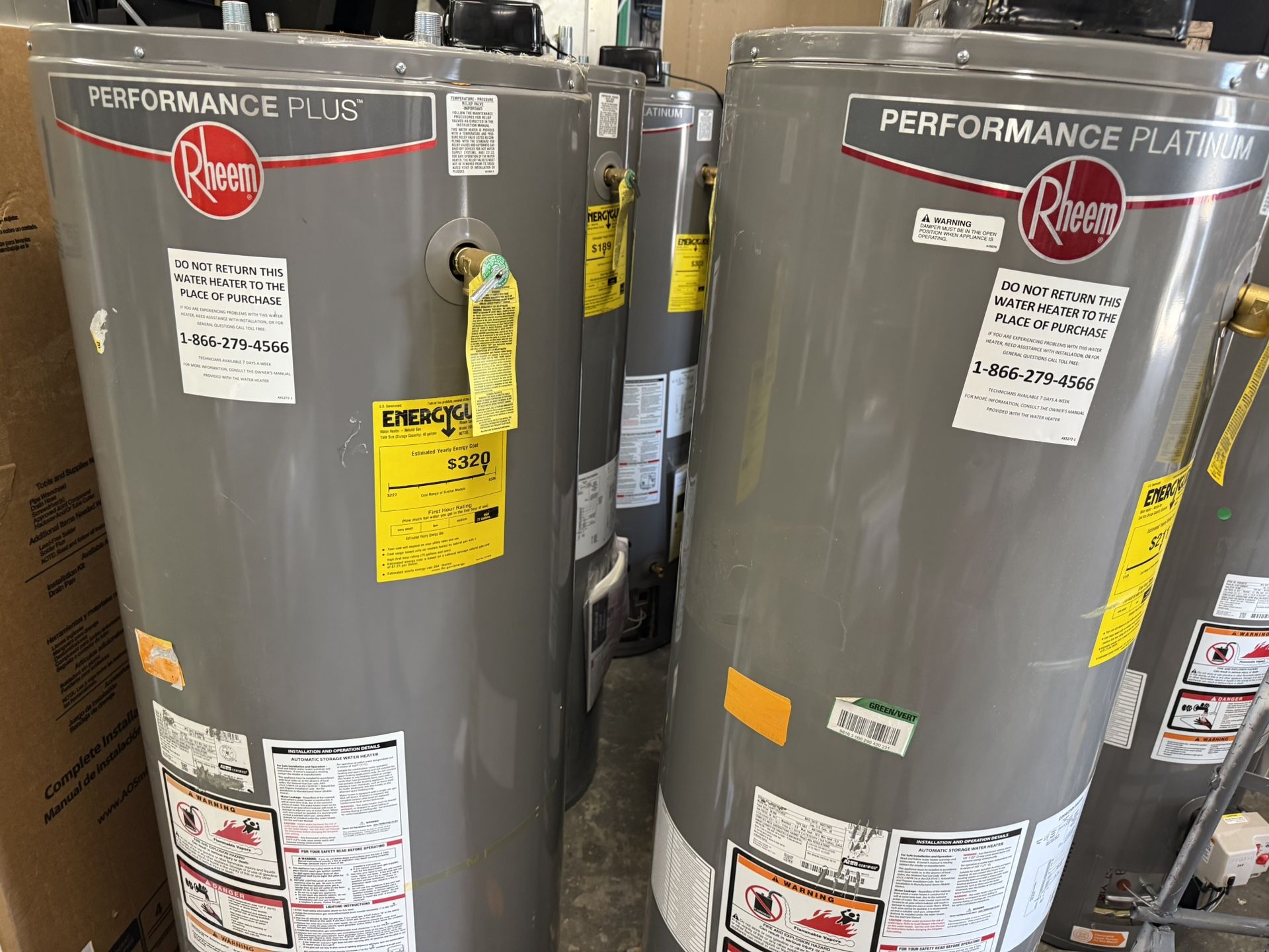 New Water Heater Gas