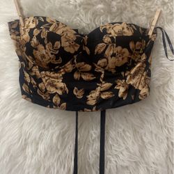 Black And Gold Corset