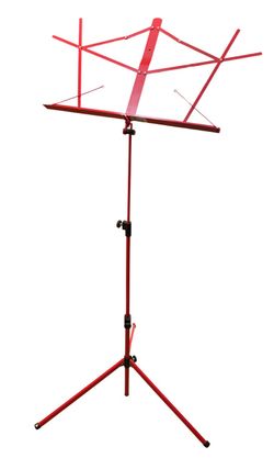 Red Folding Music Stand (TMS-25 Model)