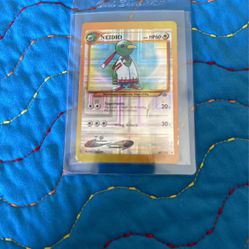 Pokemon Holo Prism Vending Sticker Neo Genesis Neidio Xatu