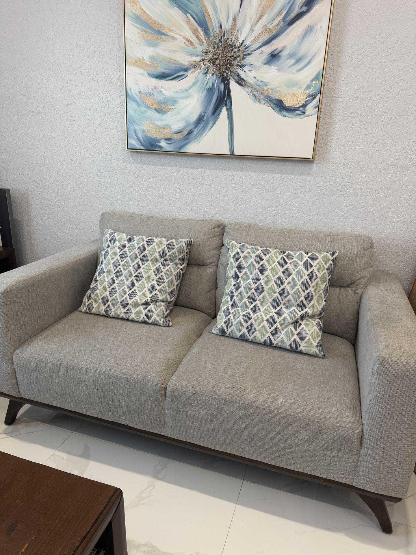 Modern Gray Sofa Set β Great Condition! (Needs To Go ASAP)