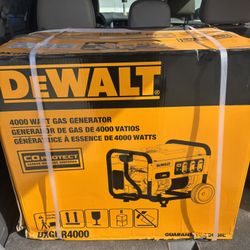 Dewalt 4000 Watt Gas Powered Generator Brand New
