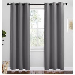 Blackout curtain and tension rod