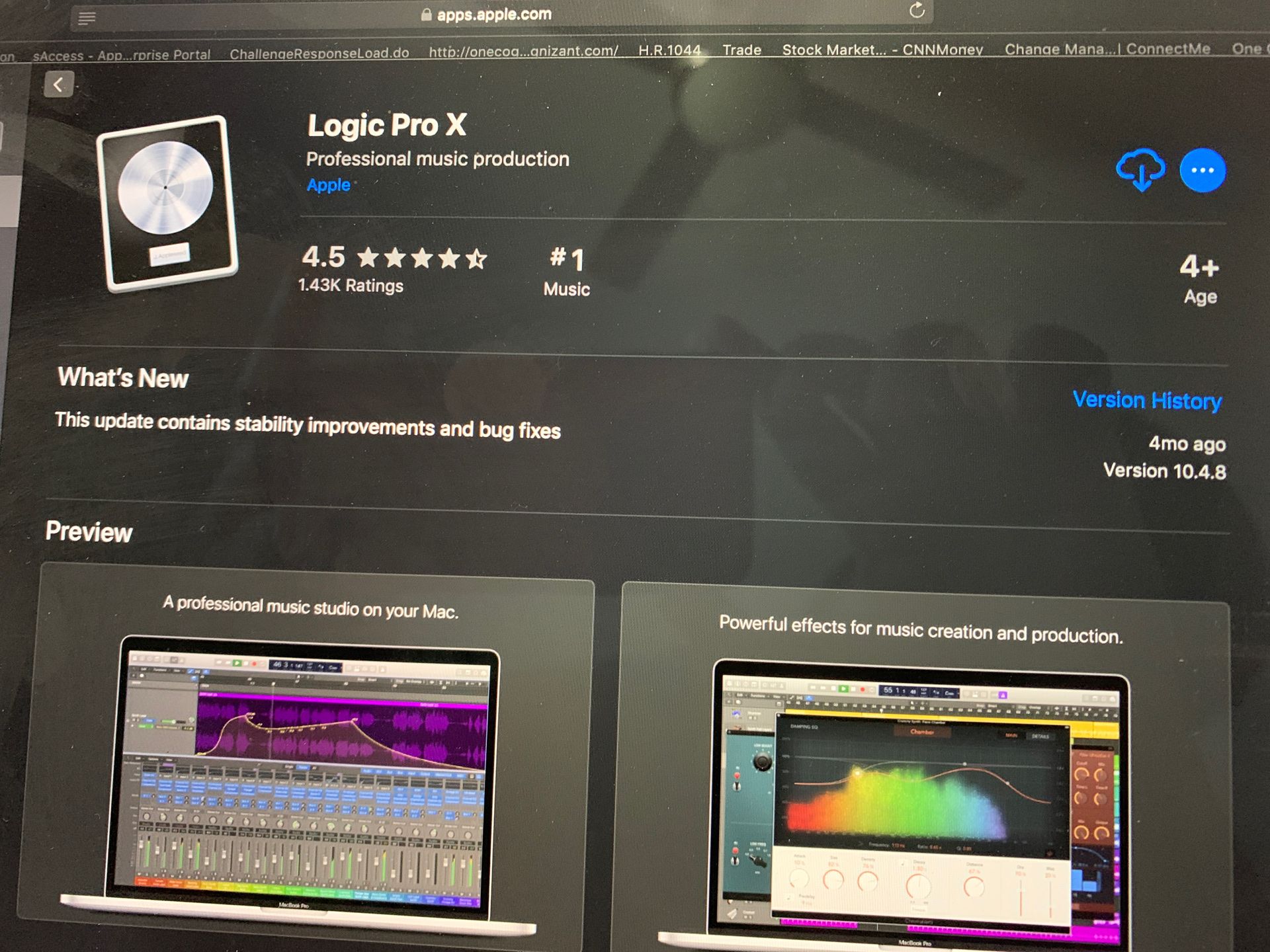 Logic Pro X $150