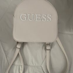 White Guess Backpack 