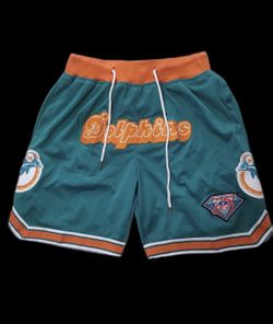 Miami Dolphins Basketball Shorts