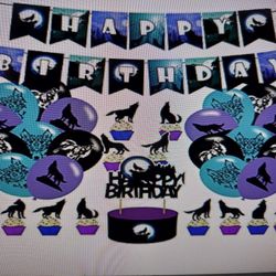 Wolf Party Decorations 