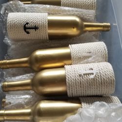 Repurpose Beach Themed Nautical Bottles 