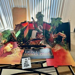 Lion King II Simba’s Pride Standee Cardboard  Promo Disney Movie VHS