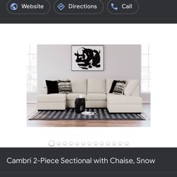Sectional W Ottoman