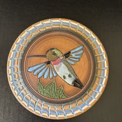 Bruce Linder Designs Hummingbird Red Clay Wall Art Plaque 