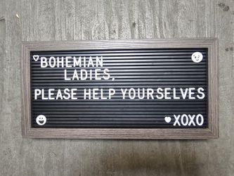 Letter Boards