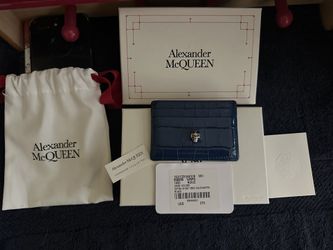 Alexander McQueen Wallet/Card holder (Blue)