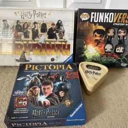 Harry Potter Games- Labyrinth, Funkoverse, Pictopia, Trivial Pursuit