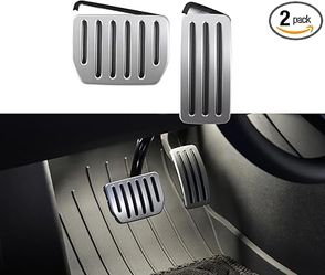 TPARTS Aluminum Pedal Covers for Tesla Model Y Juniper/Model 3 Highland