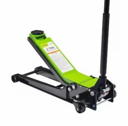 Arcan Black 2-Ton Steel Manual Low profile floor jack